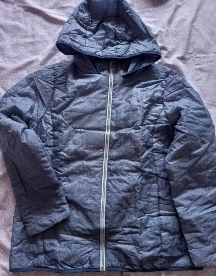 Natalie Andersen waterproof lightweight jacket new blue lined size M